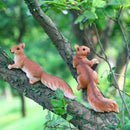 Big Size Garden Creative Resin Squirrel Sculpture Balcony Home Decorations Garden Ornaments Courtyard Crafts