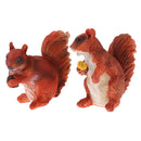 Squirrel Ornament Statue Resin Animal Miniature Home Garden Cafe Bar Decor