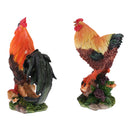 2Pcs Creative Resin Animal Model Chicken Figures For Fairy Garden Decor DIY