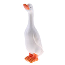 2Pcs Realistic Resin Ducks Figurine Model Statues Lawn Sculpture for Decors