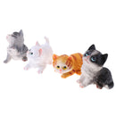 4Pcs Decorative Resin Cat Models Figure Sculpture for Home Garden Ornaments