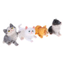 4Pcs Decorative Resin Cat Models Figure Sculpture for Home Garden Ornaments