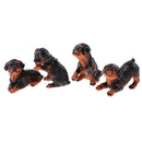 Animal garden sculptures resin dog home crafts ornaments artificial dog figurines decoration crafts