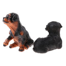 Animal garden sculptures resin dog home crafts ornaments artificial dog figurines decoration crafts