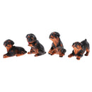 Animal garden sculptures resin dog home crafts ornaments artificial dog figurines decoration crafts