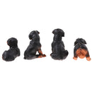 Animal garden sculptures resin dog home crafts ornaments artificial dog figurines decoration crafts