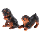 Animal garden sculptures resin dog home crafts ornaments artificial dog figurines decoration crafts