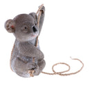 String Hanging Koala Resin Model Animal Figure For Fairy Garden Tree Decors