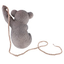 String Hanging Koala Resin Model Animal Figure For Fairy Garden Tree Decors