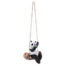 Lovely Resin Panda Artware Ornaments Cute Panda Figurines Garden Decor Pendants DIY
