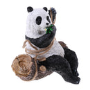 Lovely Resin Panda Artware Ornaments Cute Panda Figurines Garden Decor Pendants DIY