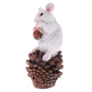 Finest Miniature Resin Mouse Sculpture for Yard Garden Lawn Home Office Desk Decoration Ornament