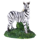 Miniature Cute Zebra Sculpture Figurine for Yard Garden Backyard Adornment House Ornament