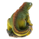 Realistic Resin Lizard Sculpture Figurine with Stand for Dollhouse Secenery Layout Accessory