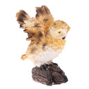 Miniature Cute Owl Sculpture Handicraft for Fairy Garden Yard Backyard Lawn Adornment Collectables