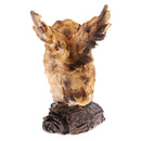Miniature Cute Owl Sculpture Handicraft for Fairy Garden Yard Backyard Lawn Adornment Collectables