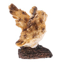 Miniature Cute Owl Sculpture Handicraft for Fairy Garden Yard Backyard Lawn Adornment Collectables