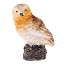 Realistic Mini Brown Flying Owl Figurine Statue for Home Fairy Garden Yard Lawn DIY Decoration