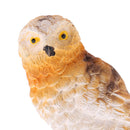 Realistic Mini Brown Flying Owl Figurine Statue for Home Fairy Garden Yard Lawn DIY Decoration