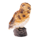 Realistic Mini Brown Flying Owl Figurine Statue for Home Fairy Garden Yard Lawn DIY Decoration