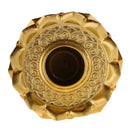 Tibetan Resin Buddhist Buddha Lotus Prayer Wheel Base, Prayer Pedestal for Handle Prayer Wheel