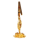 Religious Brass Incense Coils Clip Holder w/ Flower Frame Incense Coil Stick