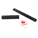 Plastic Nut Slotted & Bridge Saddle for Classical Guitar Accessories Black