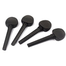 4pc 112mm Ebony Wood Professional Cello Tuning Pegs for 4/4 Cello Accessory