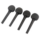 4pc 112mm Ebony Wood Professional Cello Tuning Pegs for 4/4 Cello Accessory