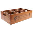 Six Grids Home Table Storage Box Case Tray for Gadgets Container Organizer