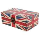 1Pc Vintage Square Lock Jewelry Necklace Bracelet Storage Box Case Container