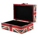 1Pc Vintage Square Lock Jewelry Necklace Bracelet Storage Box Case Container