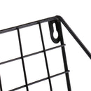 DIY Wall Mount Metal Wire Rack Holder For Home Kitchen Storage Shelf Decors