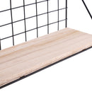 DIY Wall Mount Metal Wire Rack Holder For Home Kitchen Storage Shelf Decors