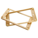 2 Pieces Plastic Humbucker Pickup Mounting Ring Frame for Electric Guitar Accessory Beige
