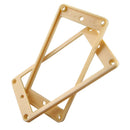 2 Pieces Plastic Humbucker Pickup Mounting Ring Frame for Electric Guitar Accessory Beige