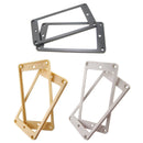 2 Pieces Plastic Humbucker Pickup Mounting Ring Frame for Electric Guitar Accessory Beige