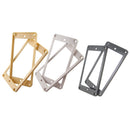 2 Pieces Plastic Humbucker Pickup Mounting Ring Frame for Electric Guitar Accessory Beige