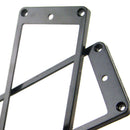 2 Pieces Plastic Humbucker Pickup Mounting Ring Frame for Electric Guitar Accessory Black
