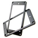 2 Pieces Plastic Humbucker Pickup Mounting Ring Frame for Electric Guitar Accessory Black
