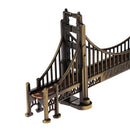 Vintage Metal Golden Gate Bridge Model for Home Bookcase Room Cafe Ornament