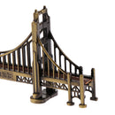 Vintage Metal Golden Gate Bridge Model for Home Bookcase Room Cafe Ornament