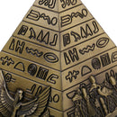 Metal Handicrafts Egyptian Pyramids Building Model Home Bookshelf Ornament Bronze