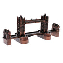 Vintage Metal London Tower Bridge Model for Home Bookcase Bedroom Ornaments Copper