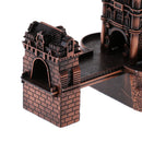 Vintage Metal London Tower Bridge Model for Home Bookcase Bedroom Ornaments Copper