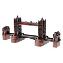 Vintage Metal London Tower Bridge Model for Home Bookcase Bedroom Ornaments Copper