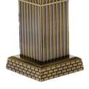 Retro Metal Mecca Tower Sculpture Model for Home Bookcase Bedroom Ornament
