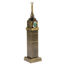 Retro Metal Mecca Tower Sculpture Model for Home Bookcase Bedroom Ornament 5x5x22cm