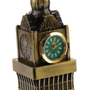 Retro Metal Mecca Tower Sculpture Model for Home Bookcase Bedroom Ornament 5x5x22cm