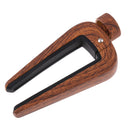 Durable Zinc Alloy Guitar Capo Capotraste Quick Trigger Tone Adjust String Clamp Wood 3.74 x 2.16inch